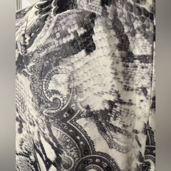 Rickie Freeman for Teri Jon Sleeveless Snakeskin Dress Size 12 Fit & Flare Edgy - Picture 9 of 13